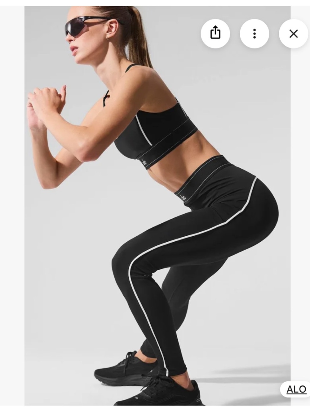 Alo Airlift High-Waist Suit Up Brad and Leggings (SET)